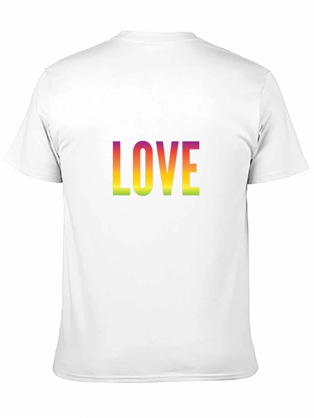 Rainbow Love Graphic Black T-Shirt product image 10