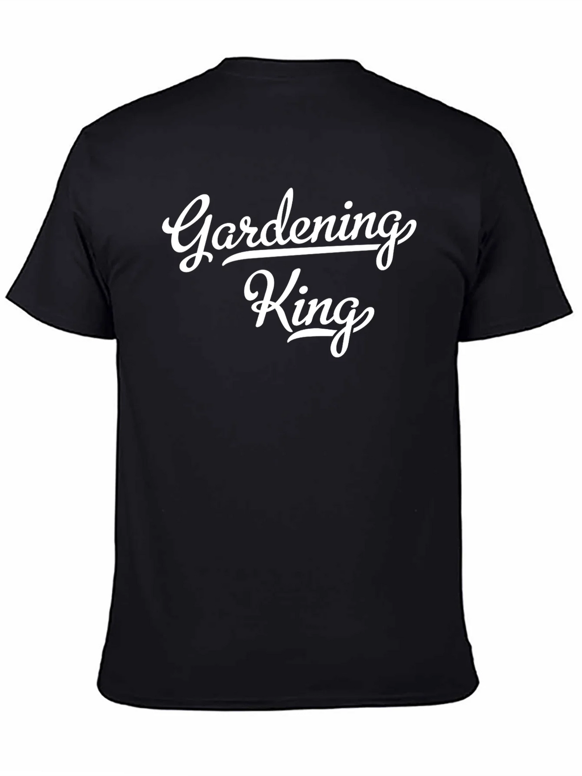 Gardening King Black Cotton T-Shirt product image 4