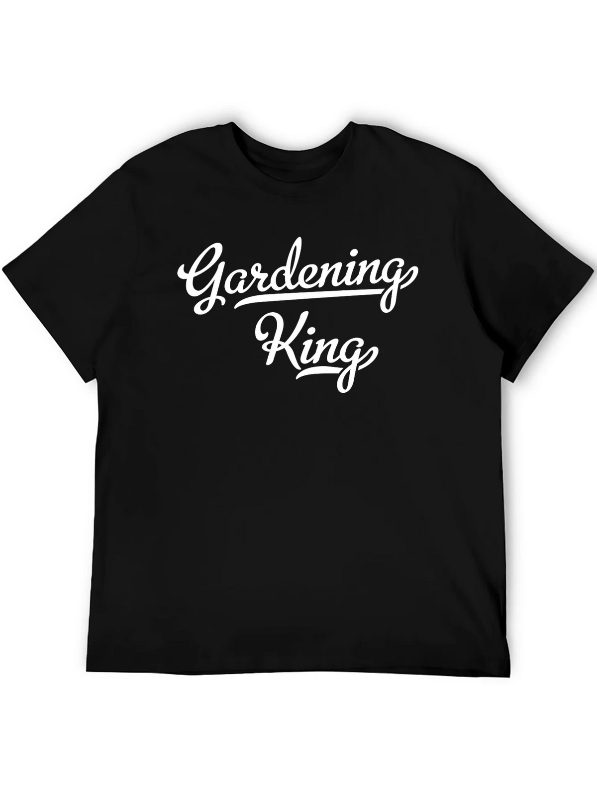 Gardening King Black Cotton T-Shirt product image 5