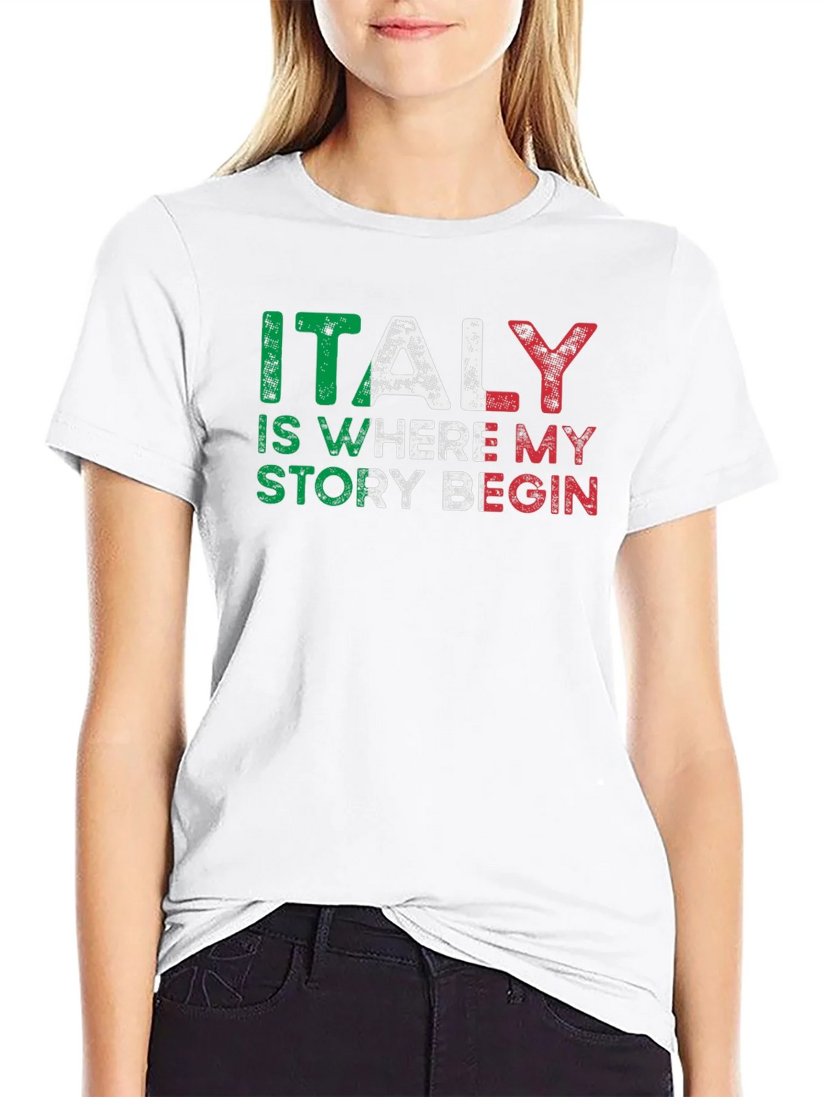 Italy Story Graphic Tee - Black product image 8