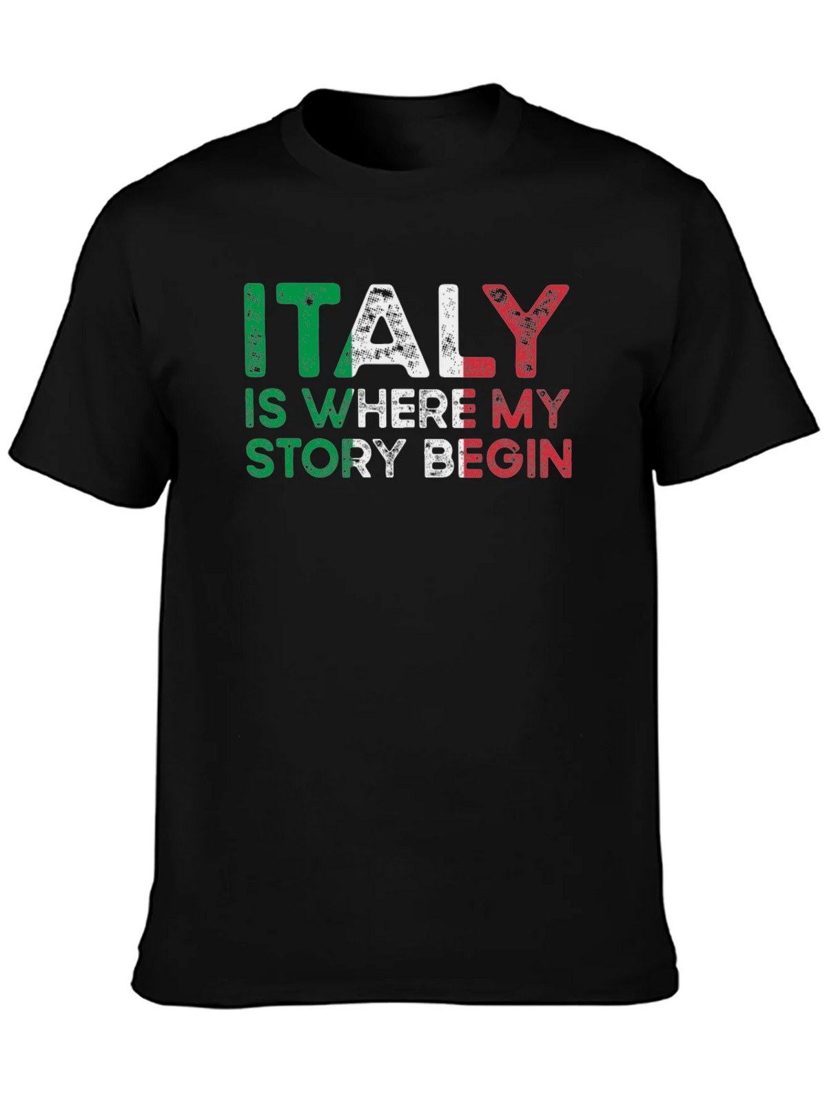Italy Story Graphic Tee - Black product image 3