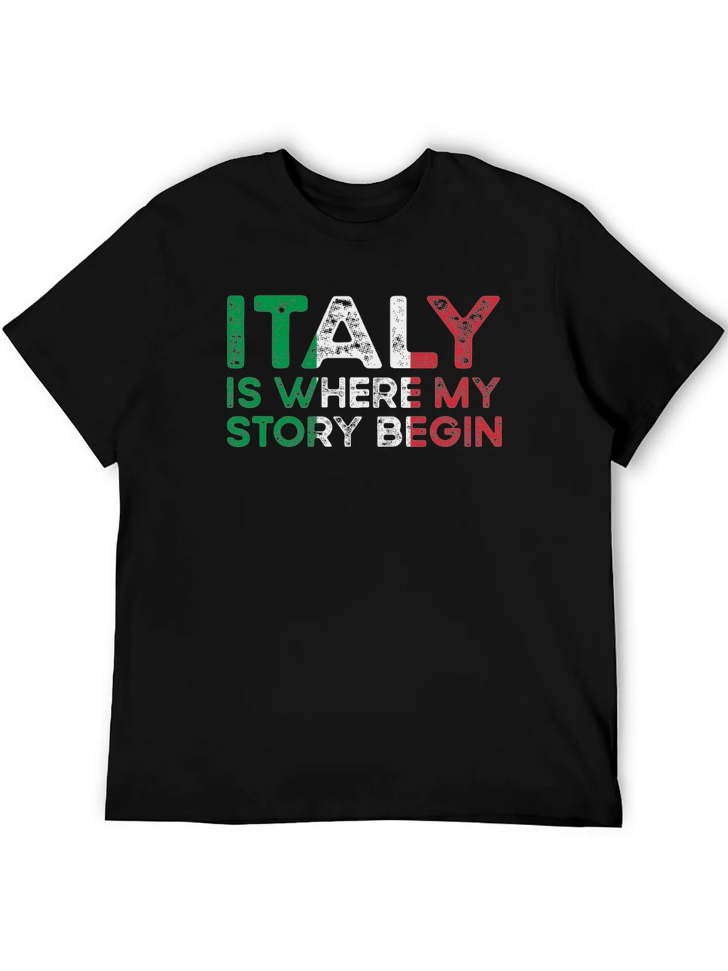 Italy Story Graphic Tee - Black product image 5