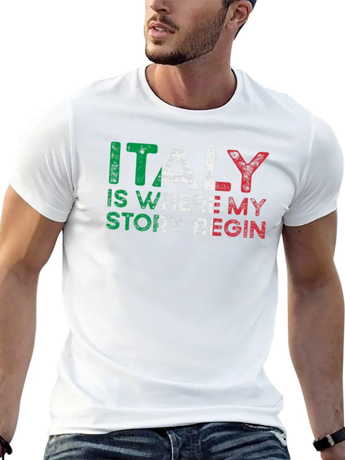 Italy Story Graphic Tee - Black product image 12
