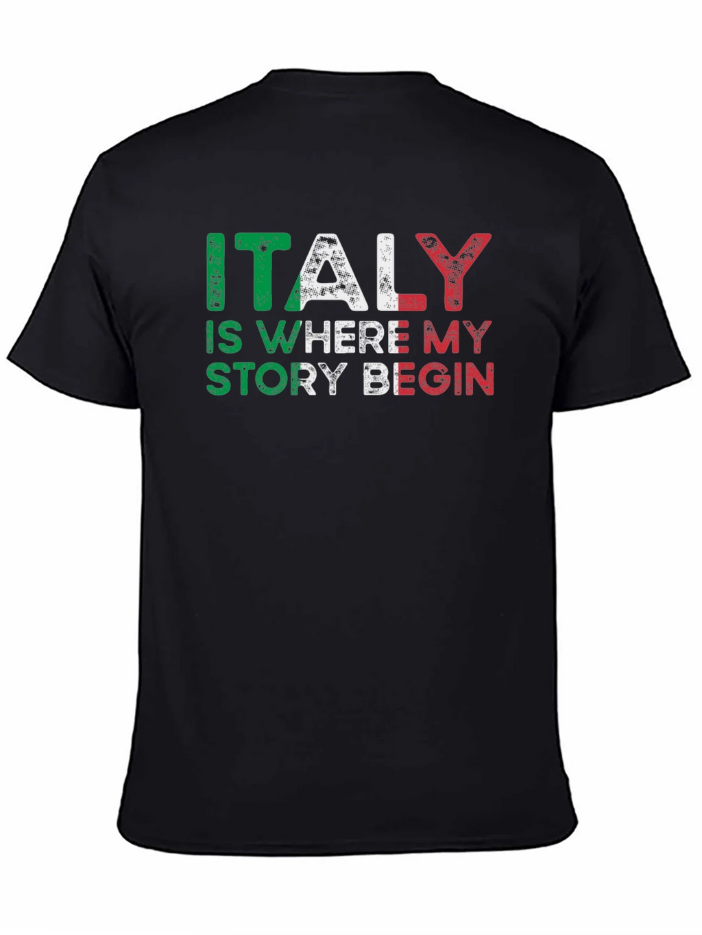 Italy Story Graphic Tee - Black product image 4