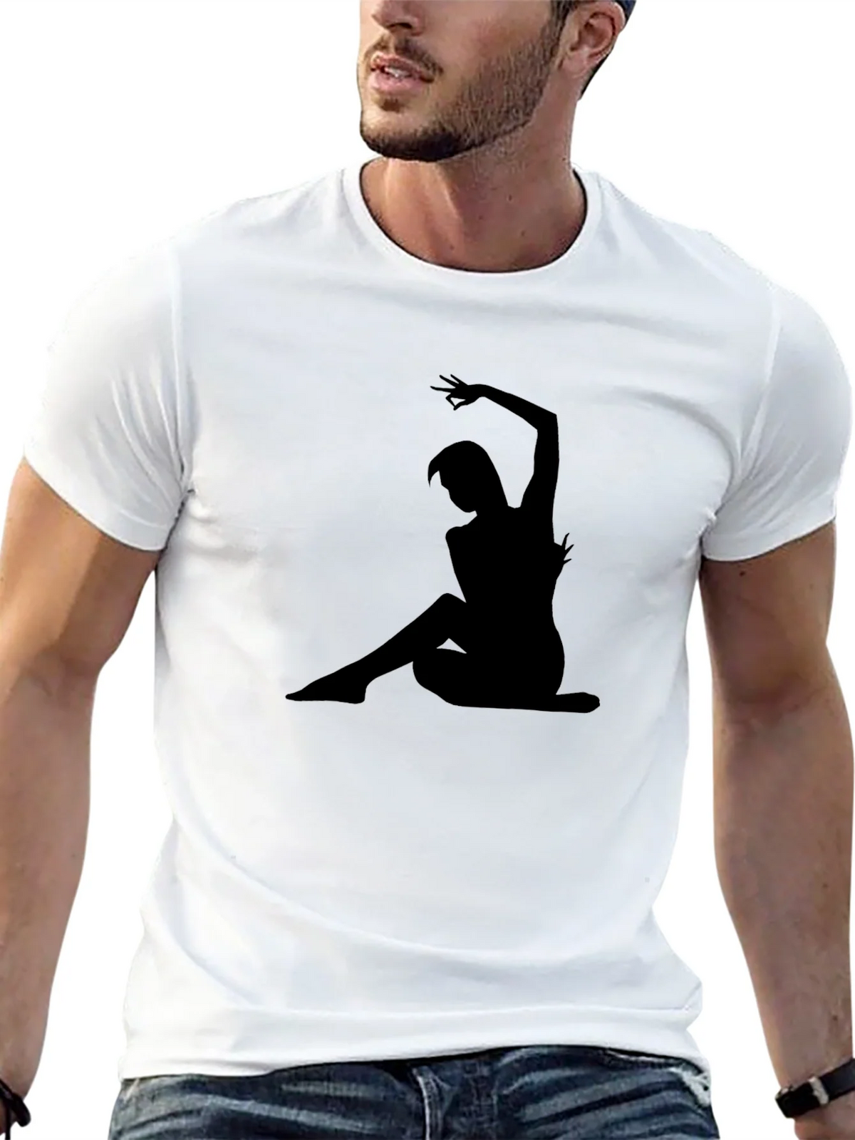 Silhouette Dancer Black Graphic Tee product image 12