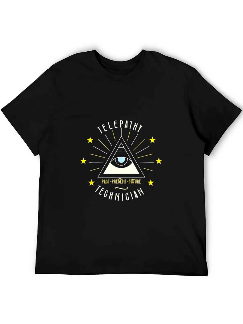 Telepathy Technician Black Graphic Tee product image 5