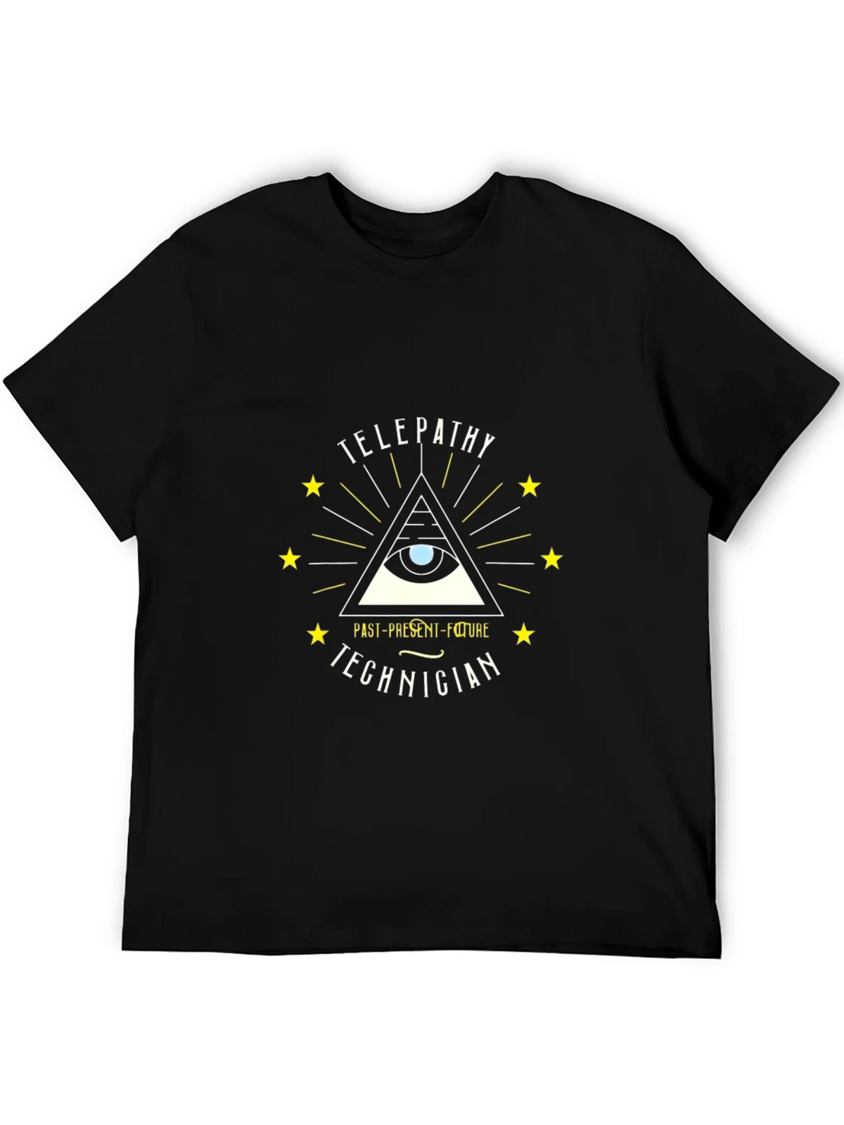 Telepathy Technician Black Graphic Tee product image 5