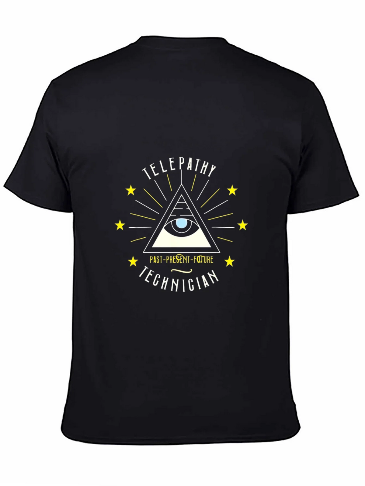 Telepathy Technician Black Graphic Tee product image 4