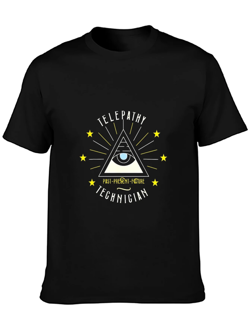 Telepathy Technician Black Graphic Tee product image 3