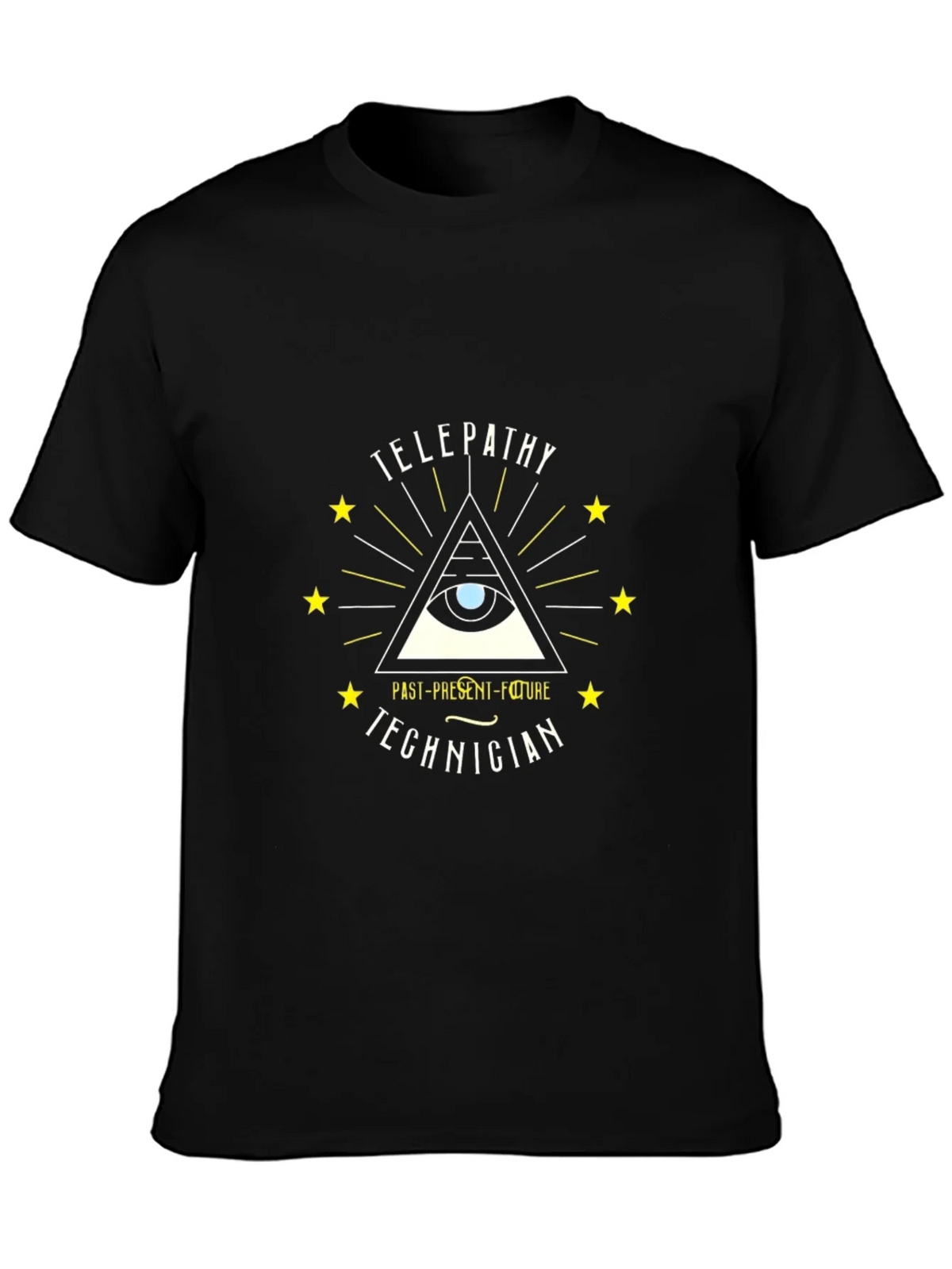 Telepathy Technician Black Graphic Tee product image 3
