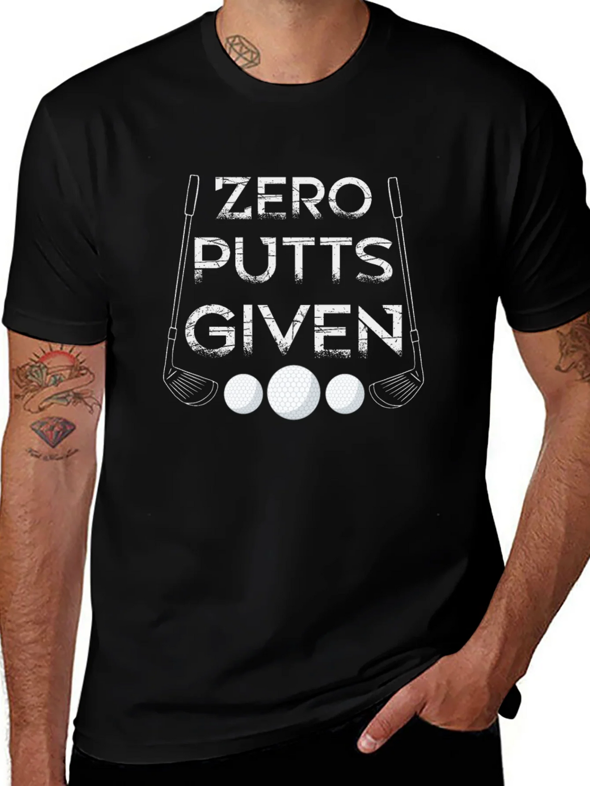 Zero Putts Given Golf T-Shirt product image 1