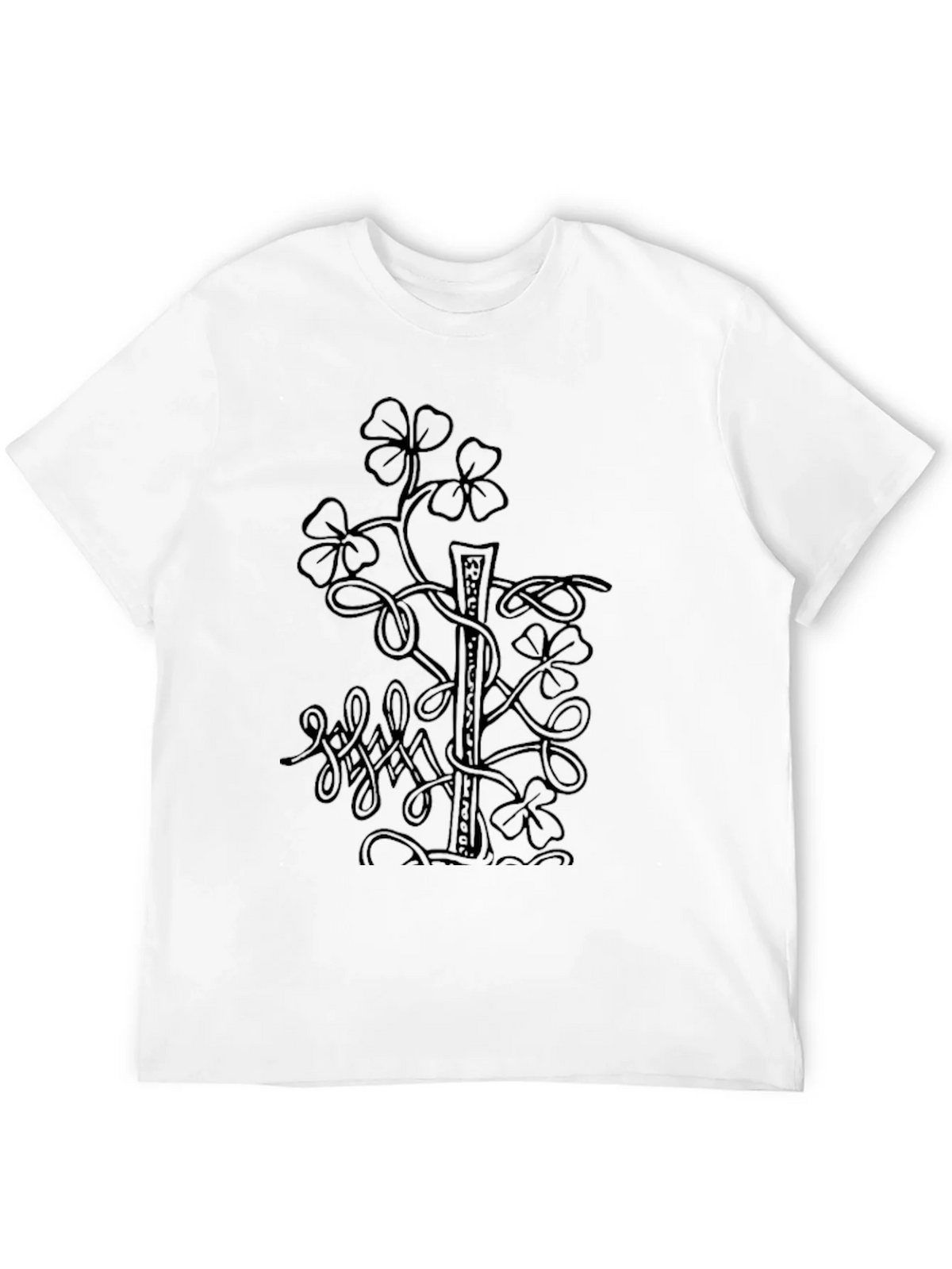 Clover Graphic Print Tee - Lucky Shamrock Shirt product image 4