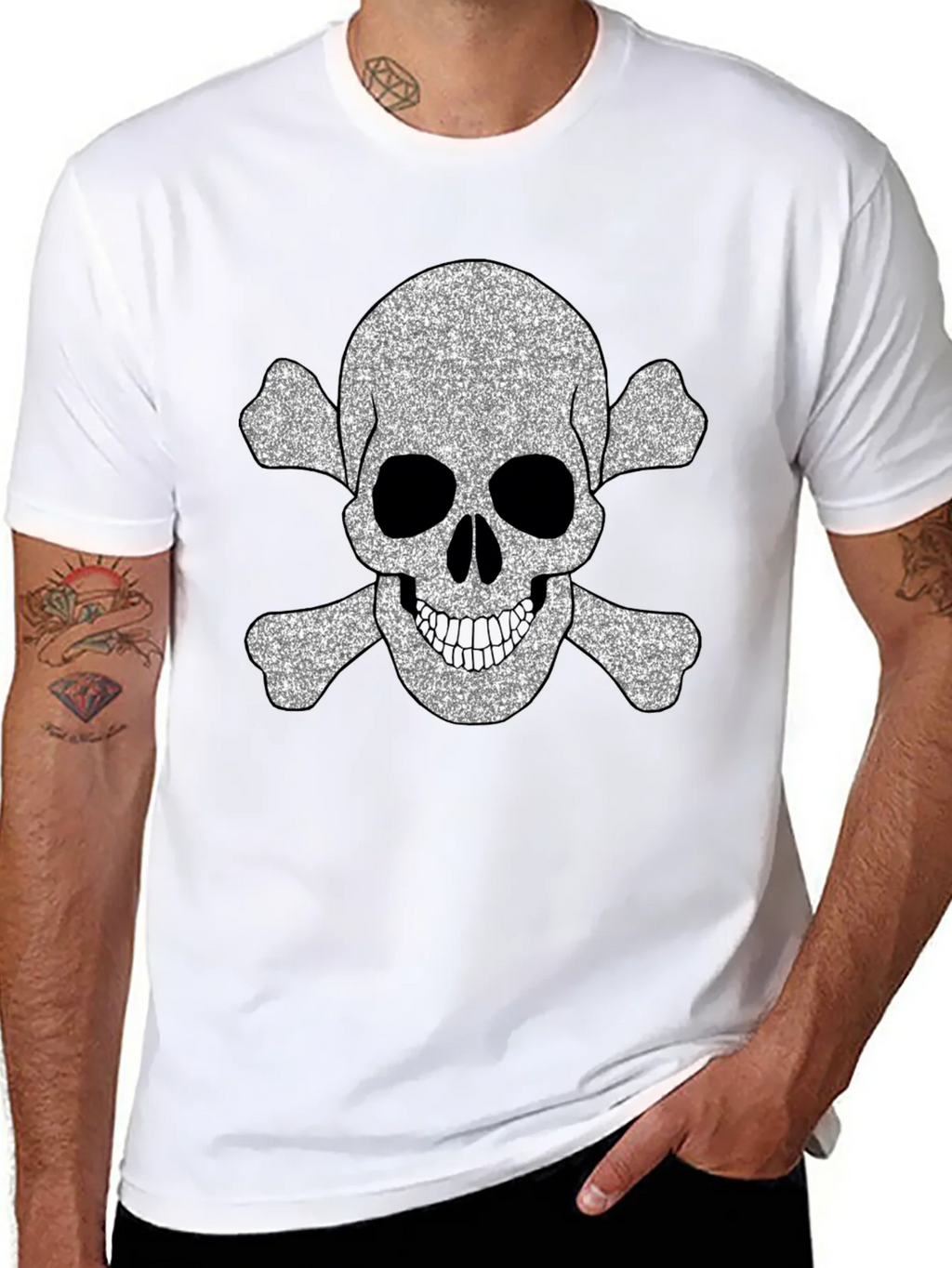 Skull & Crossbones T-Shirt - Graphic Tee product image 7