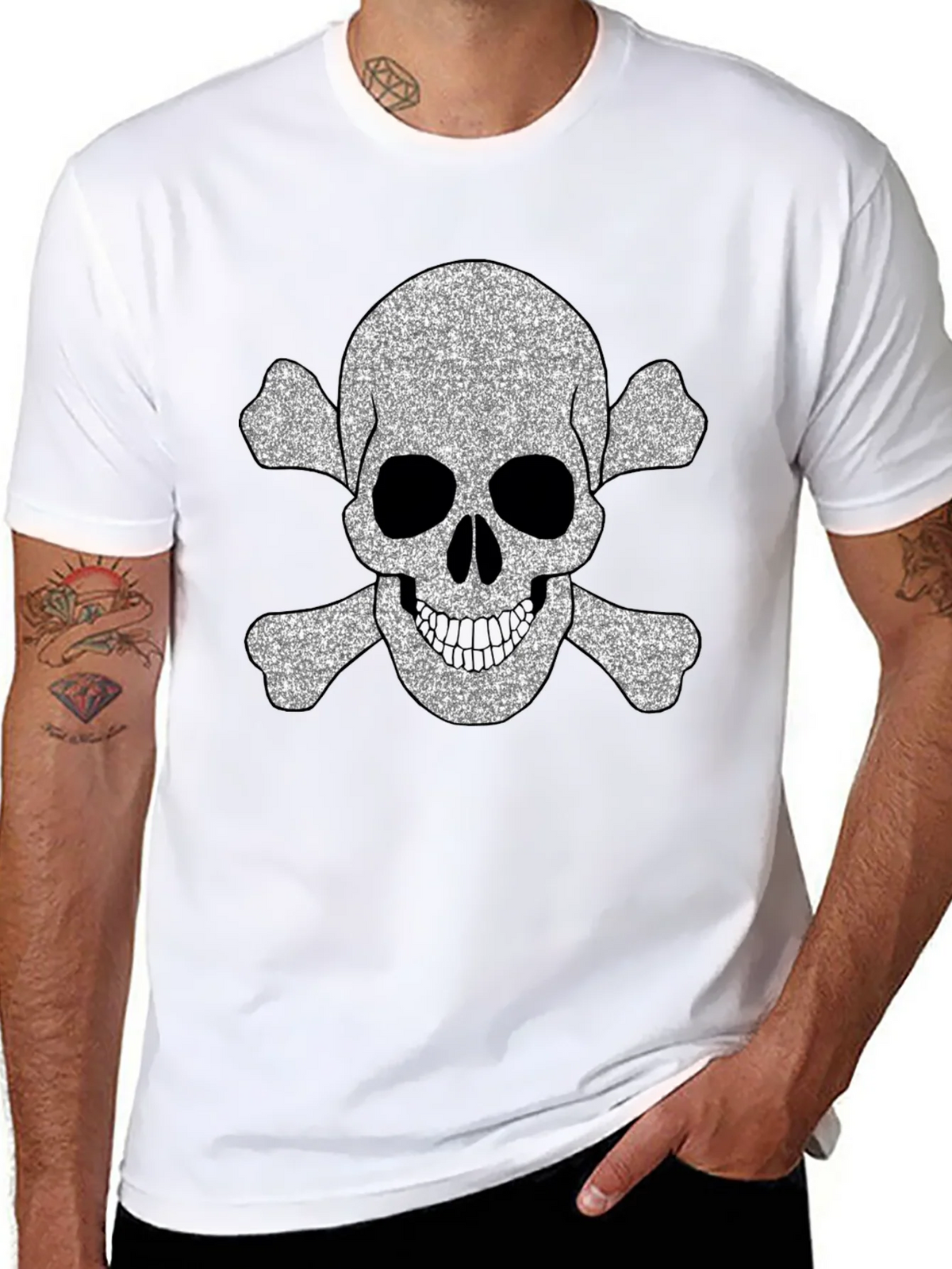 Skull & Crossbones T-Shirt - Graphic Tee product image 7