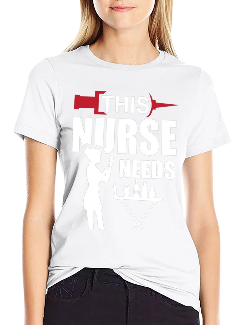 Nurse Needs Wine T-Shirt product image 8