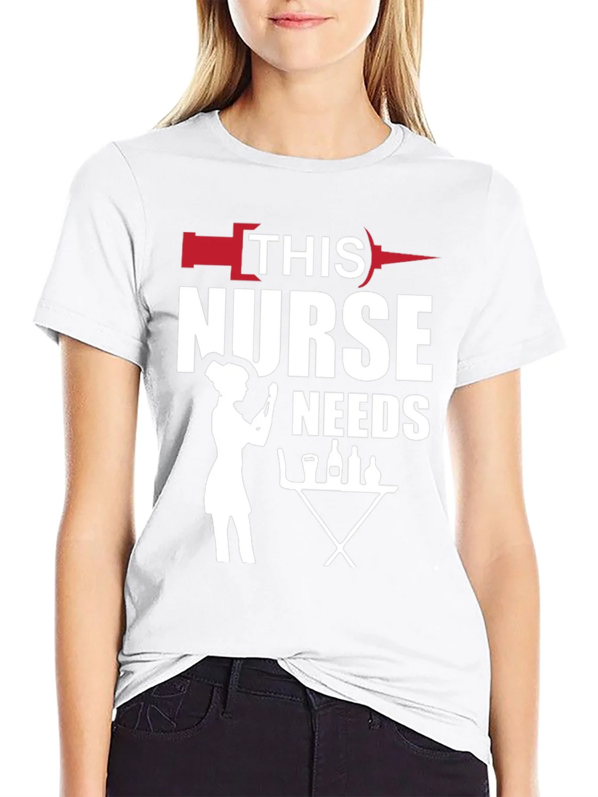 Nurse Needs Wine T-Shirt product image 8