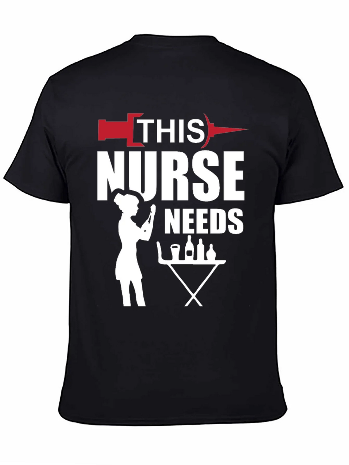 Nurse Needs Wine T-Shirt product image 4