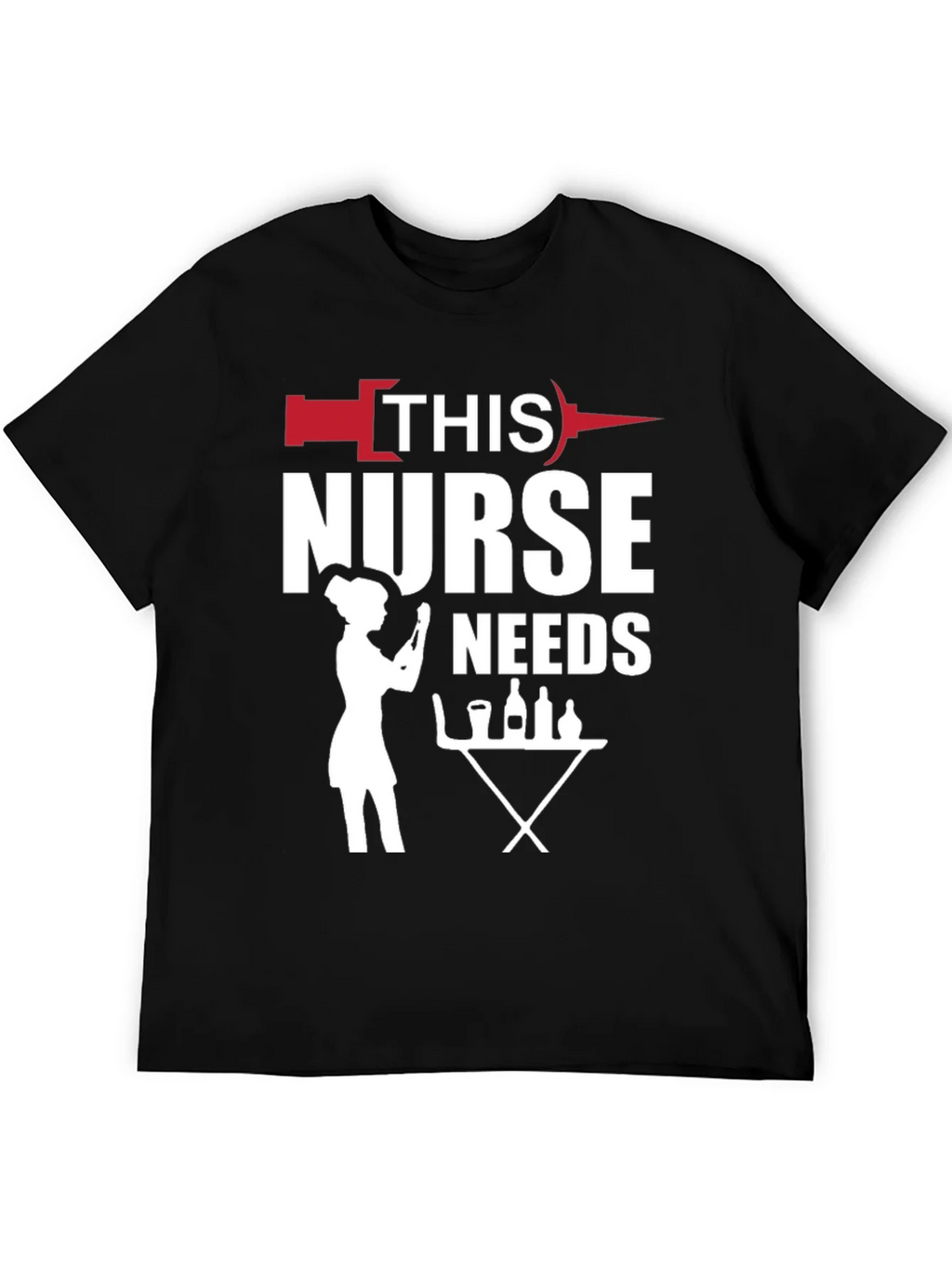 Nurse Needs Wine T-Shirt product image 5
