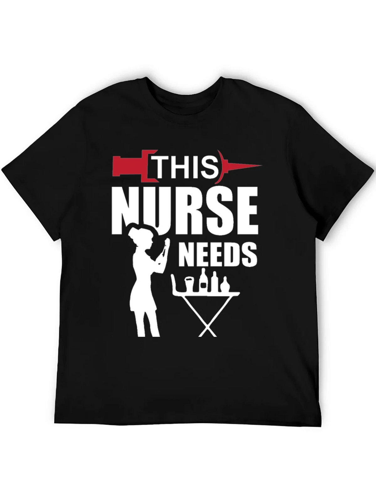 Nurse Needs Wine T-Shirt product image 5