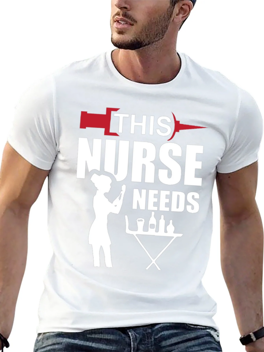 Nurse Needs Wine T-Shirt product image 11