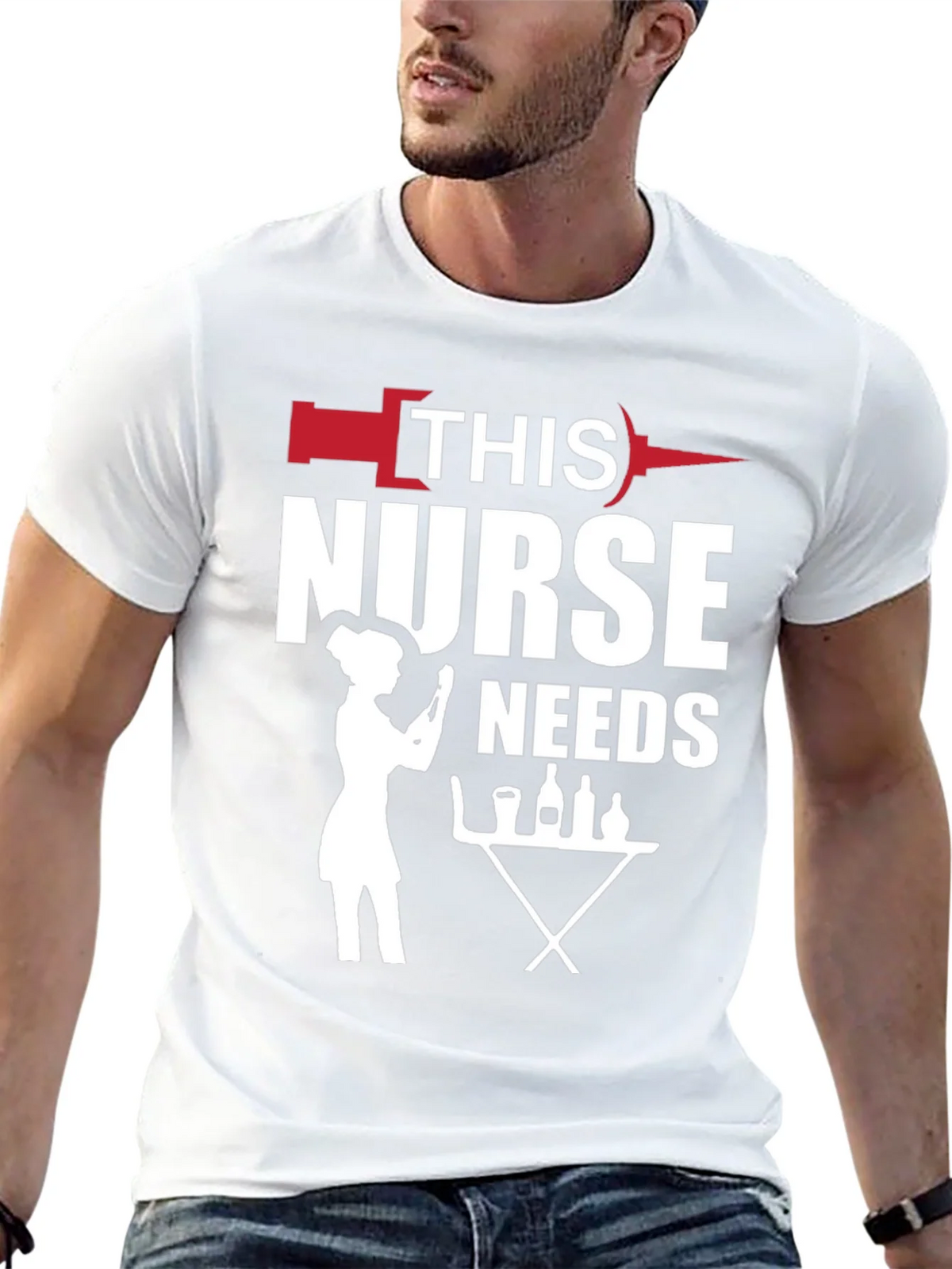 Nurse Needs Wine T-Shirt product image 11