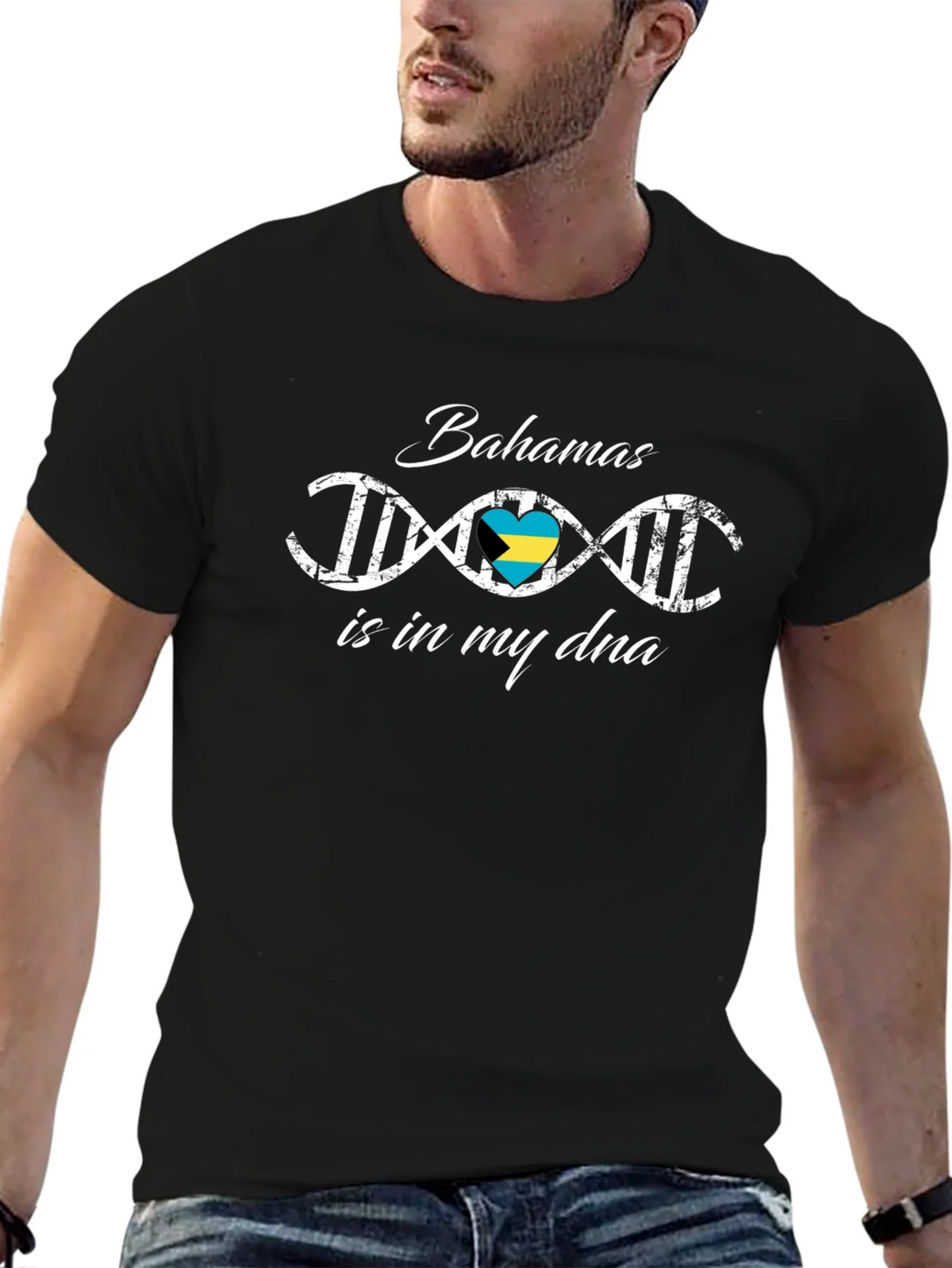 Bahamas DNA Flag T-Shirt product image 6