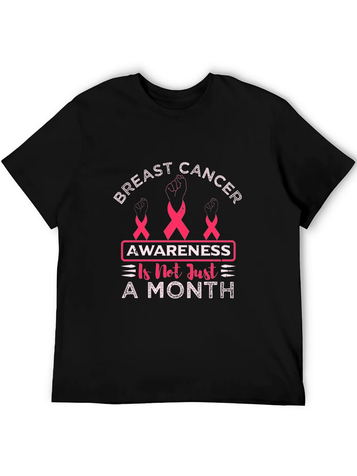 Breast Cancer Awareness T-Shirt - Not Just A Month product image 5