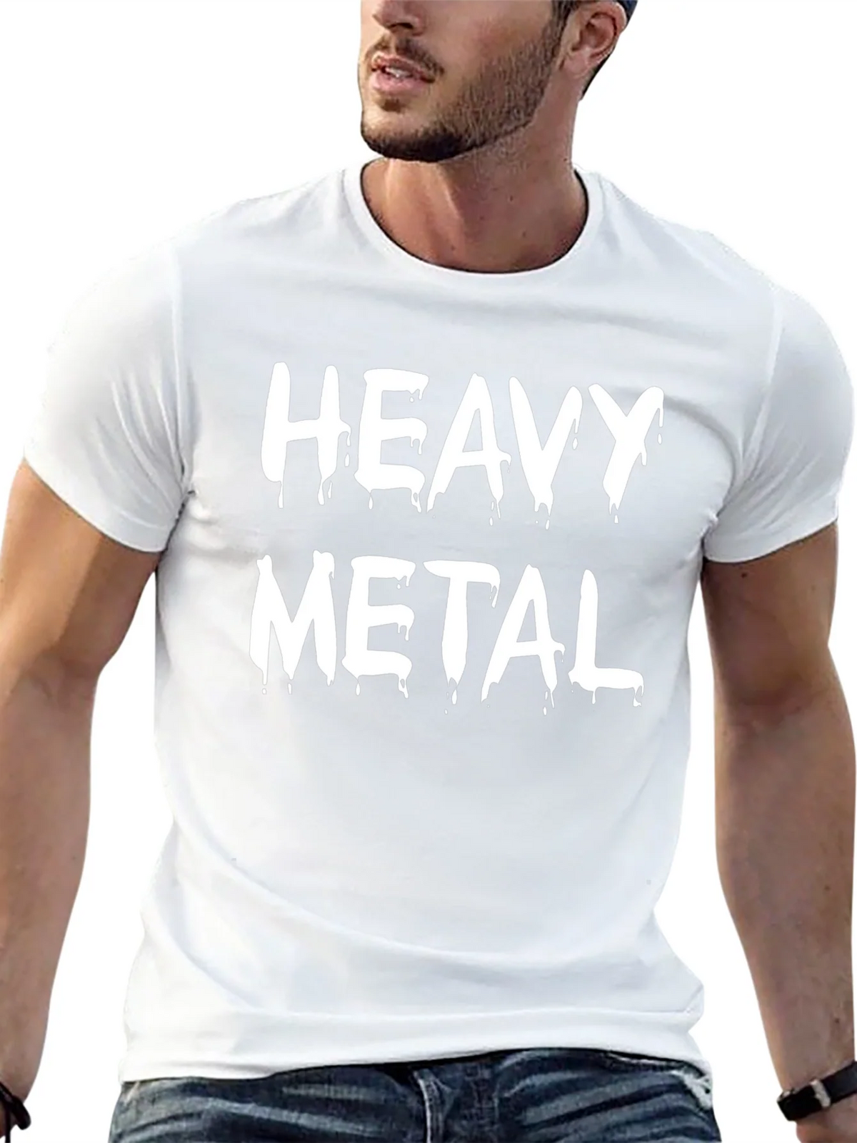 Heavy Metal Graphic T-Shirt - Black Cotton Tee product image 11