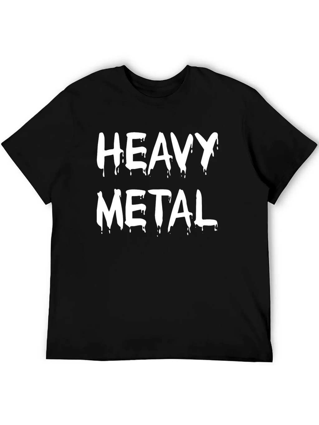 Heavy Metal Graphic T-Shirt - Black Cotton Tee product image 4