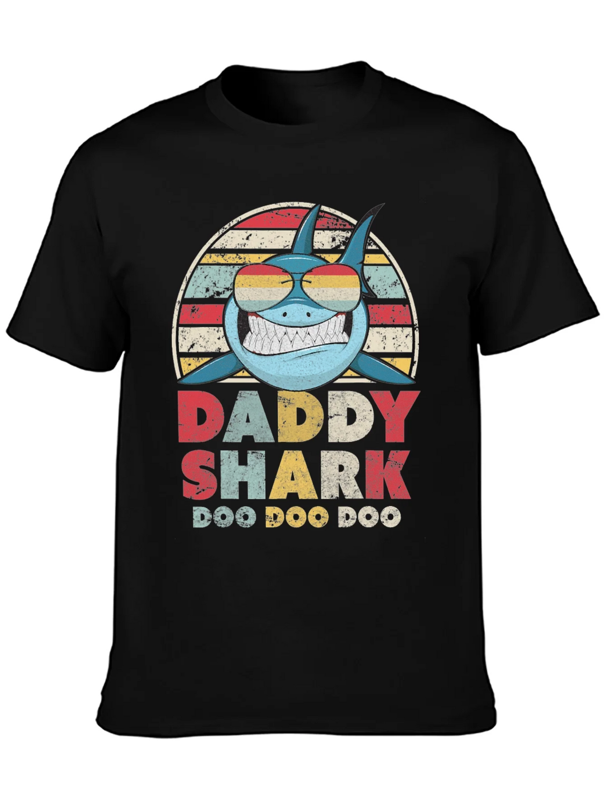 Daddy Shark T-Shirt - Doo Vintage Design product image 3