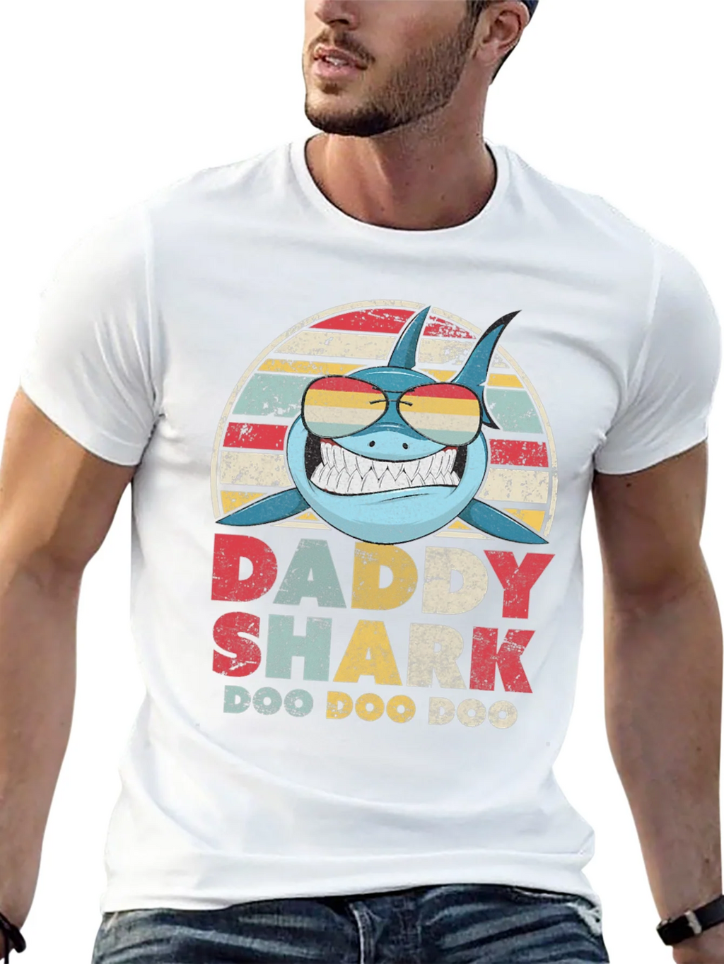 Daddy Shark T-Shirt - Doo Vintage Design product image 12