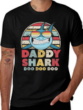 Daddy Shark T-Shirt - Doo Vintage Design product image 1