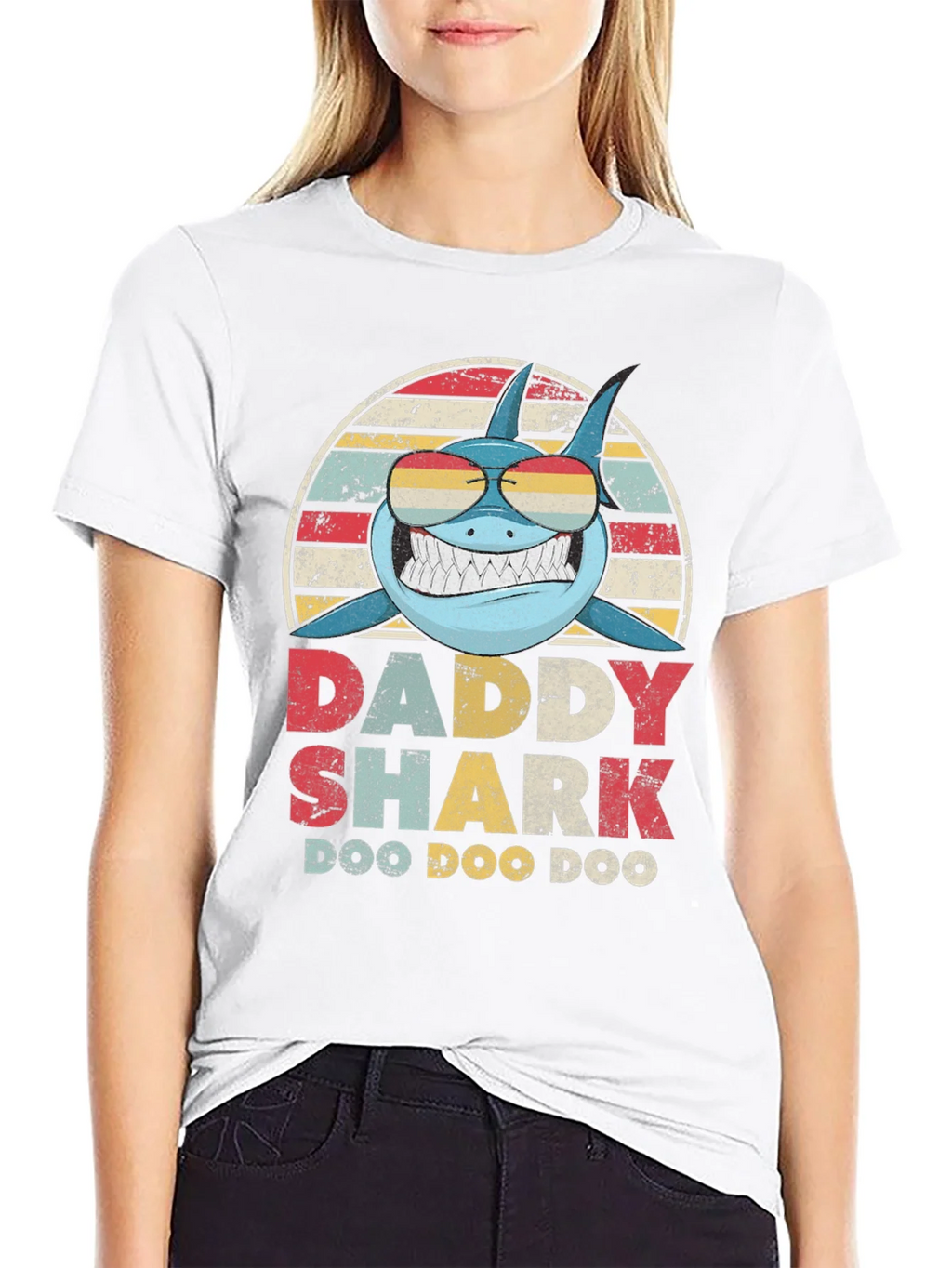 Daddy Shark T-Shirt - Doo Vintage Design product image 8