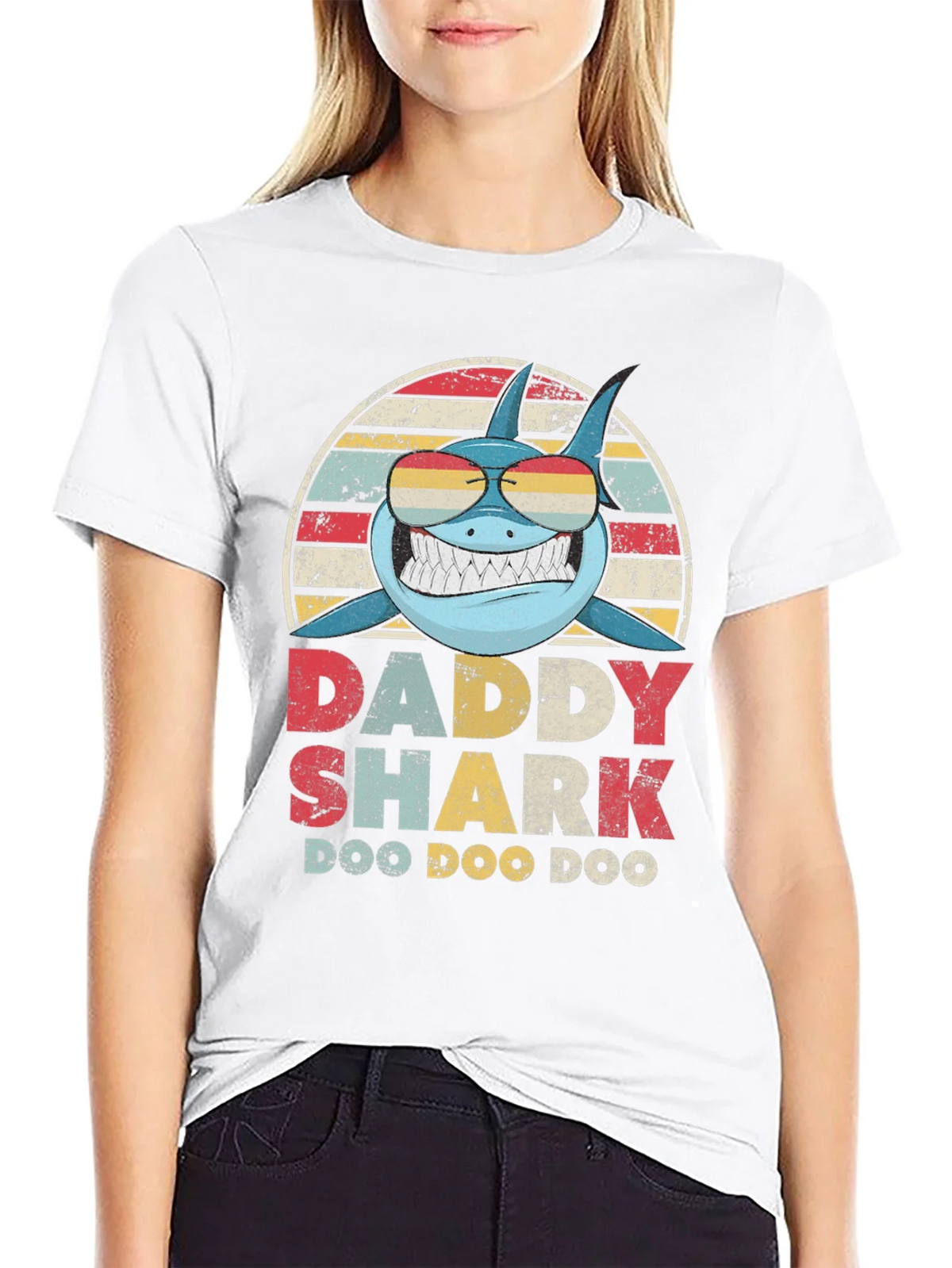 Daddy Shark T-Shirt - Doo Vintage Design product image 8