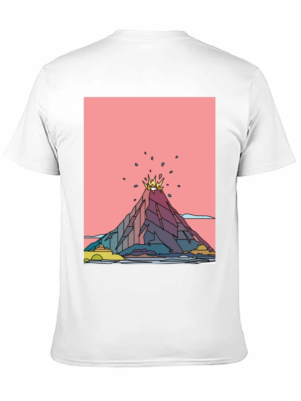 Volcano Graphic Black T-Shirt - Mens Tee product image 10