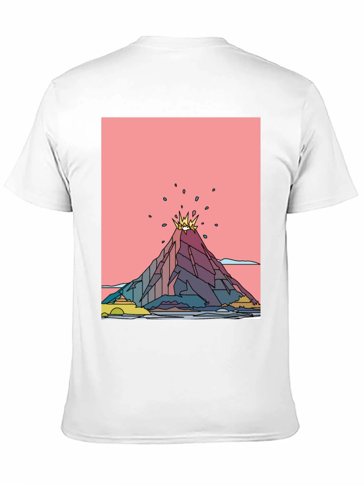 Volcano Graphic Black T-Shirt - Mens Tee product image 10