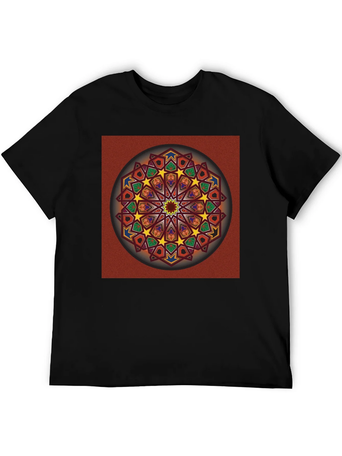 Geometric Mandala Graphic T-Shirt - Artistic Design product image 5