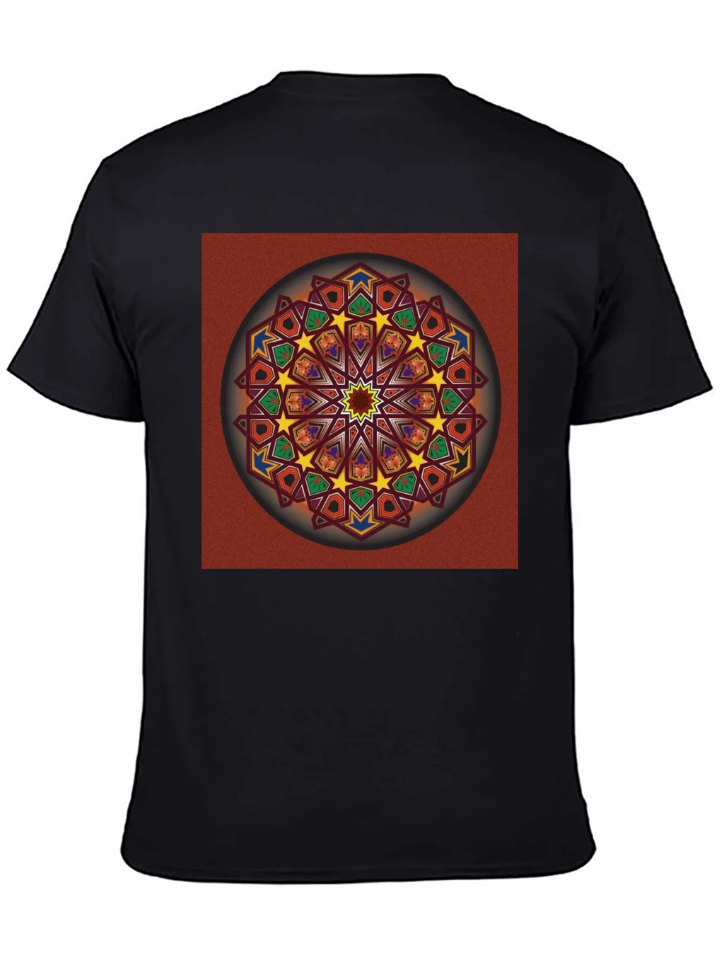 Geometric Mandala Graphic T-Shirt - Artistic Design product image 4