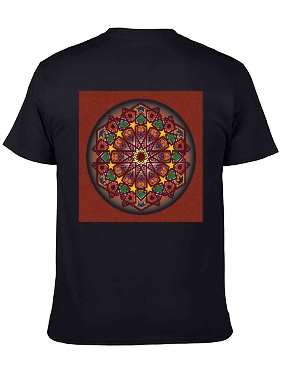 Geometric Mandala Graphic T-Shirt - Artistic Design product image 4