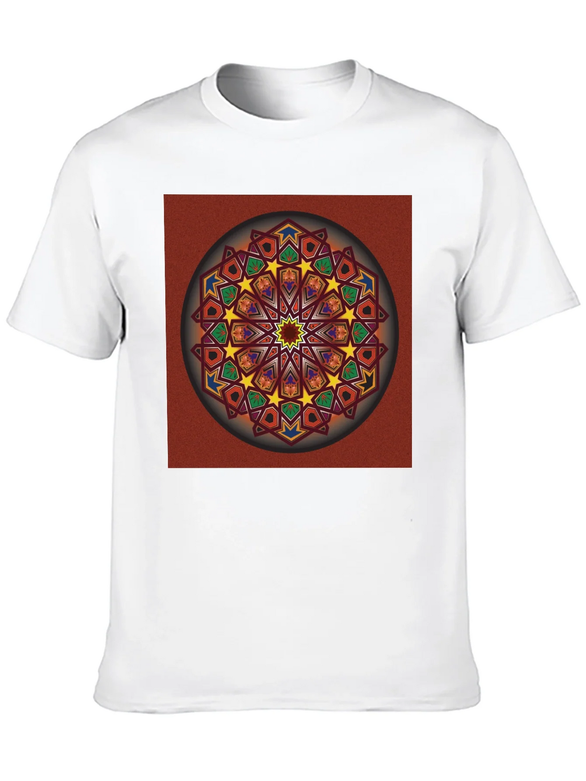 Geometric Mandala Graphic T-Shirt - Artistic Design product image 9
