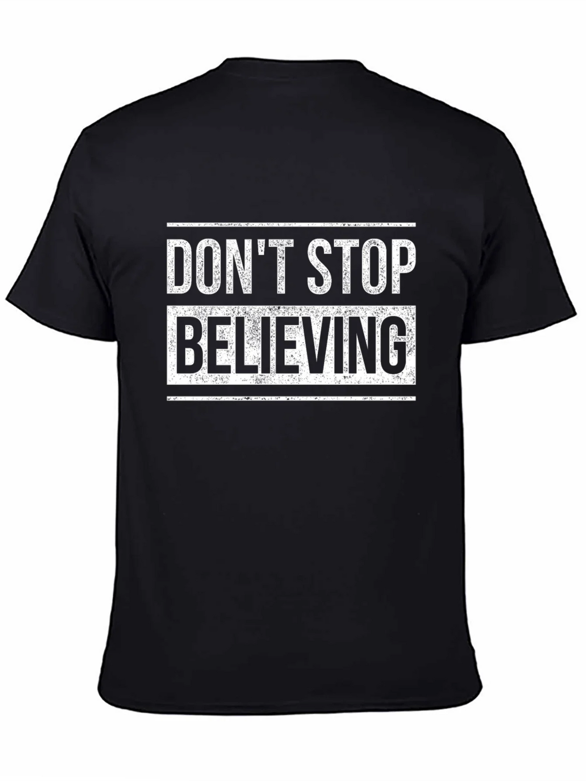 Dont Stop Believing Black Graphic Tee product image 4