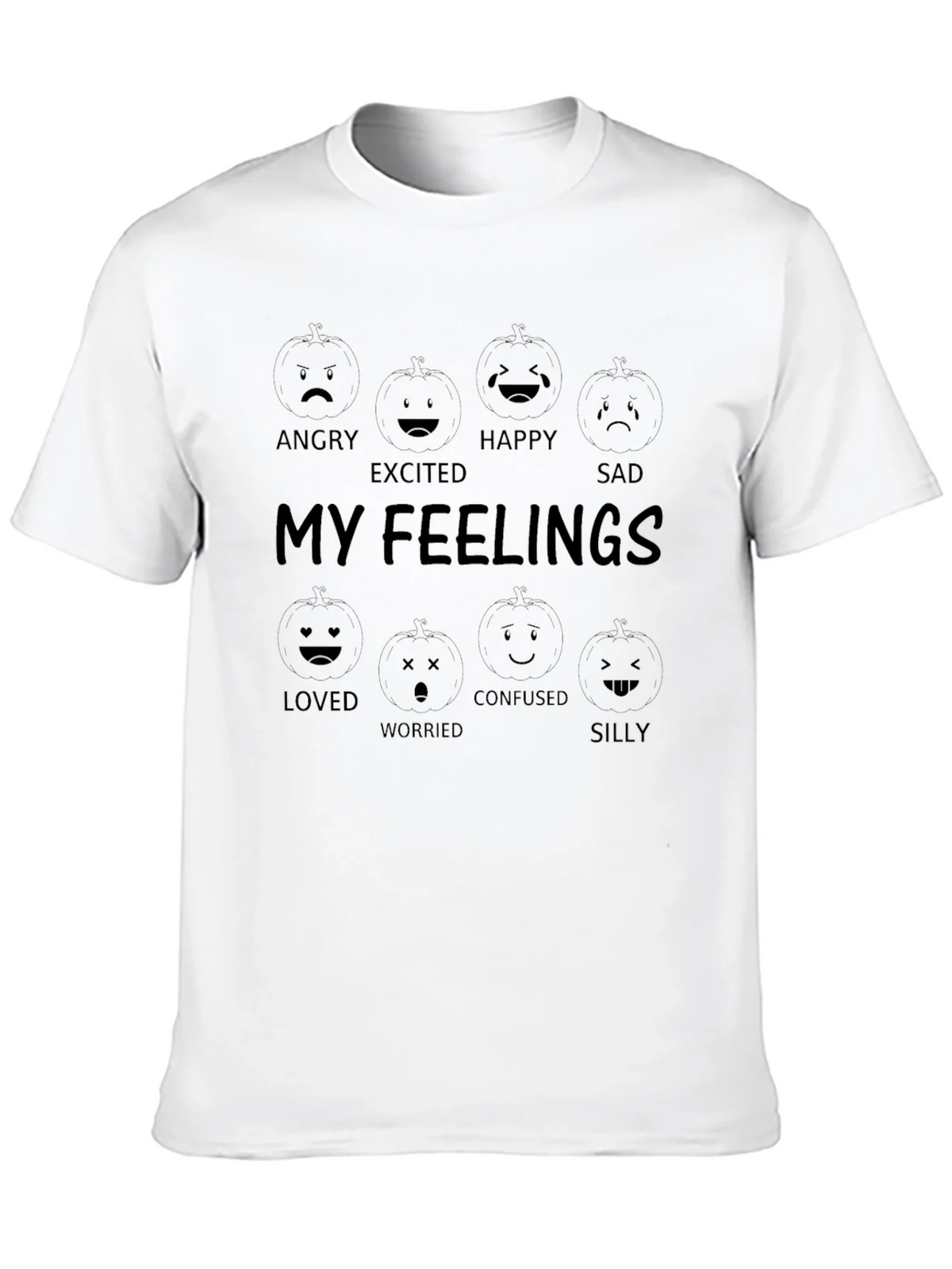 My Feelings Graphic T-Shirt - Black Cotton Tee product image 9