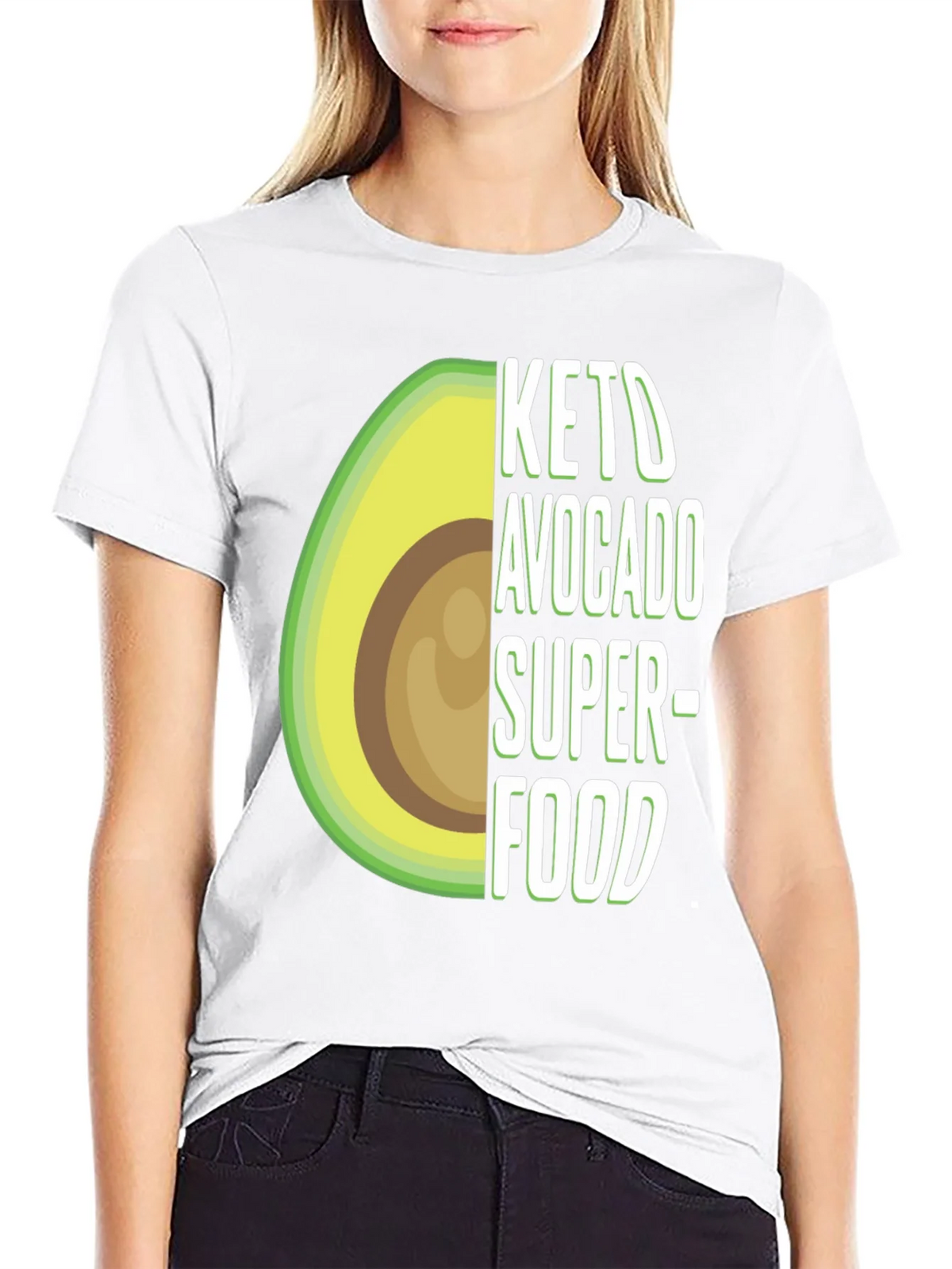 Keto Avocado Superfood T-Shirt - Unisex Black Tee product image 8
