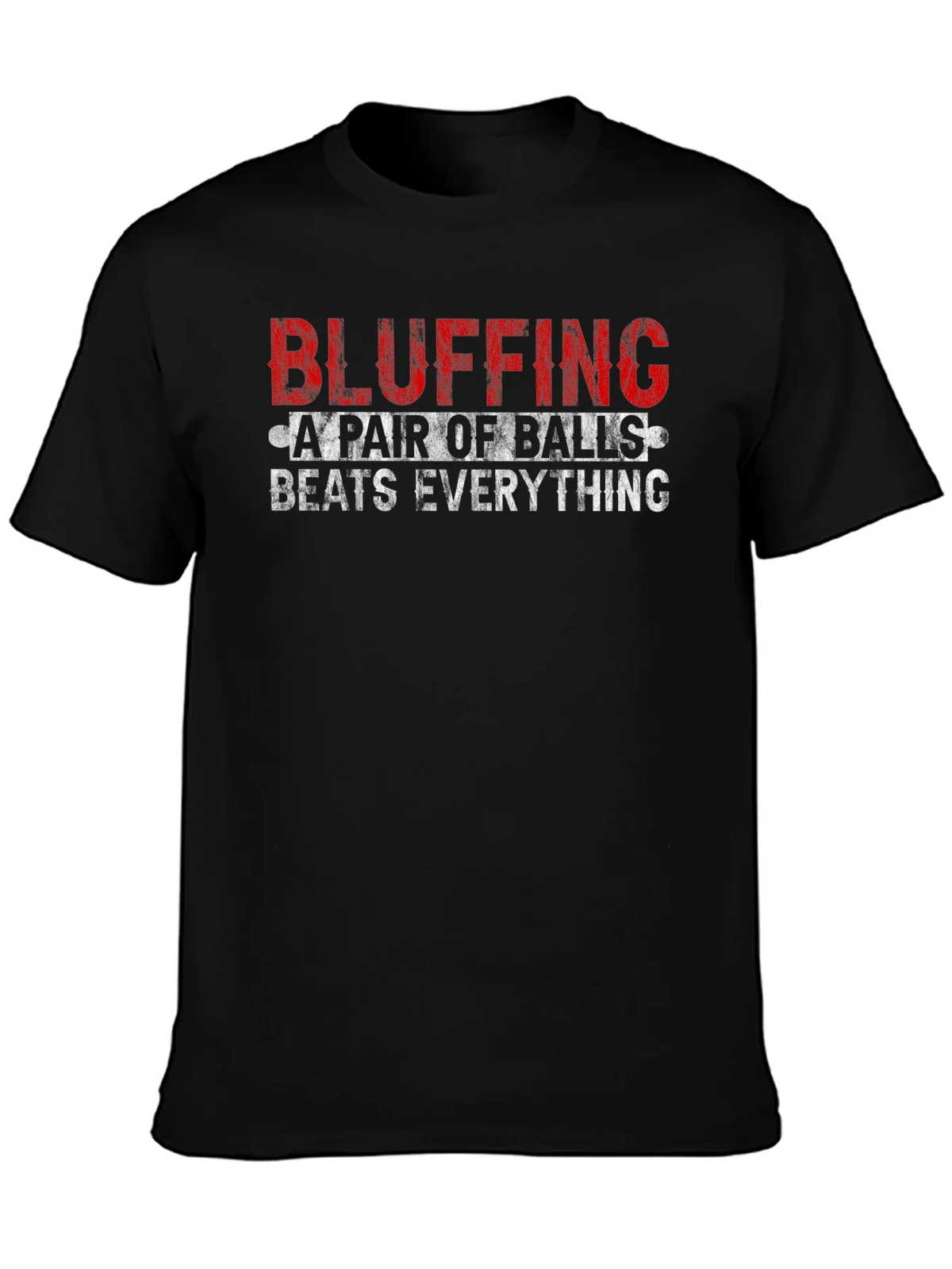 Bluffing A Pair of Balls Graphic T-Shirt product image 3