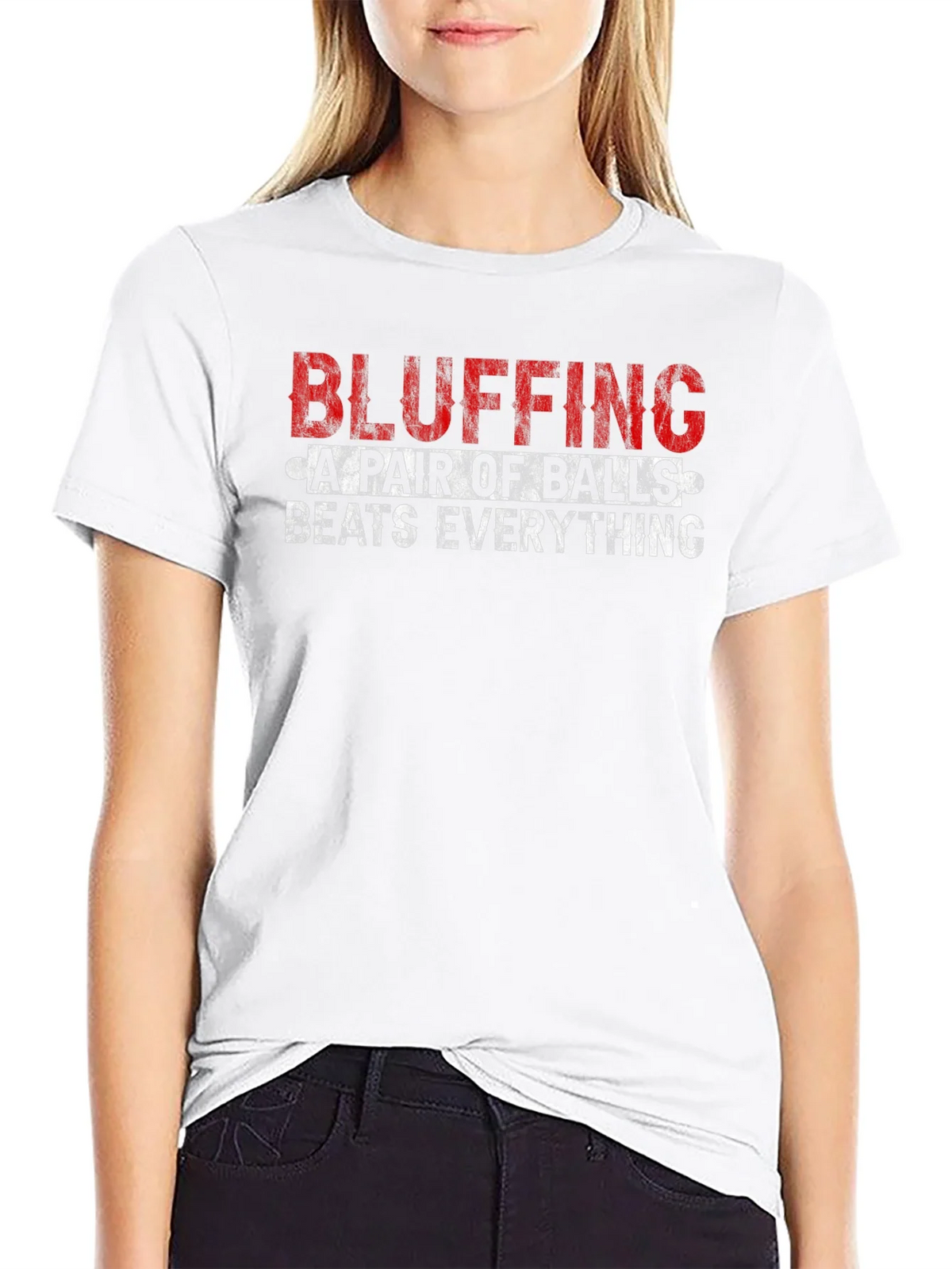Bluffing A Pair of Balls Graphic T-Shirt product image 8