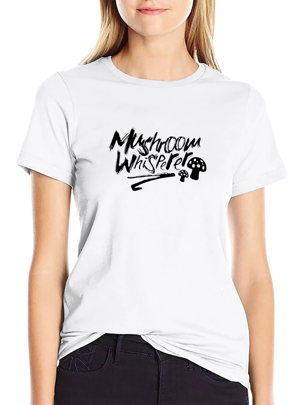 Mushroom Whisperer Black T-Shirt - Nature Lover Tee product image 8