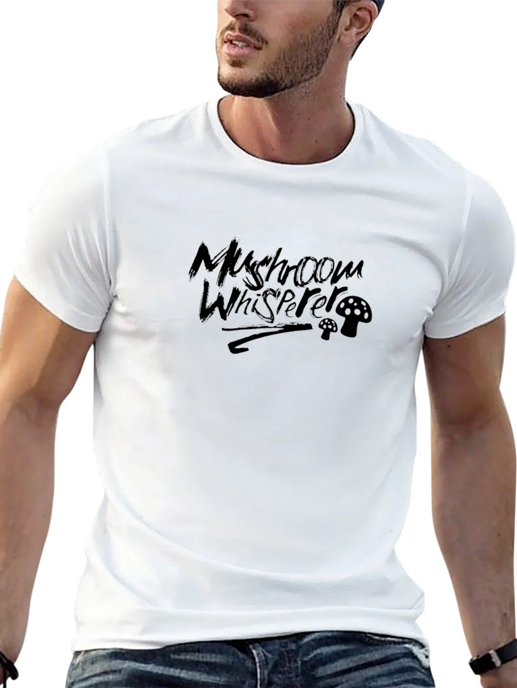 Mushroom Whisperer Black T-Shirt - Nature Lover Tee product image 12