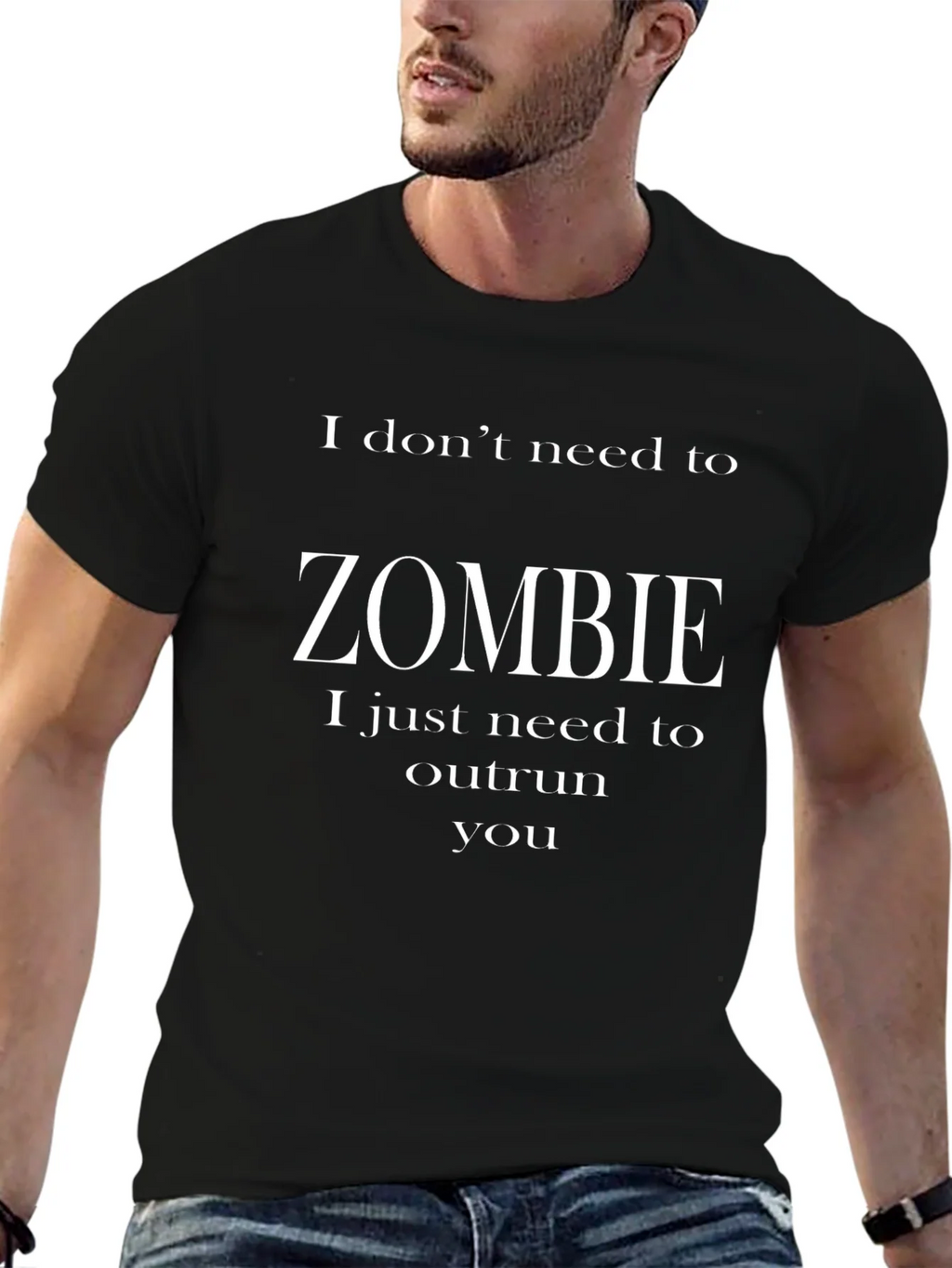 Zombie Outrun Funny T-Shirt product image 6