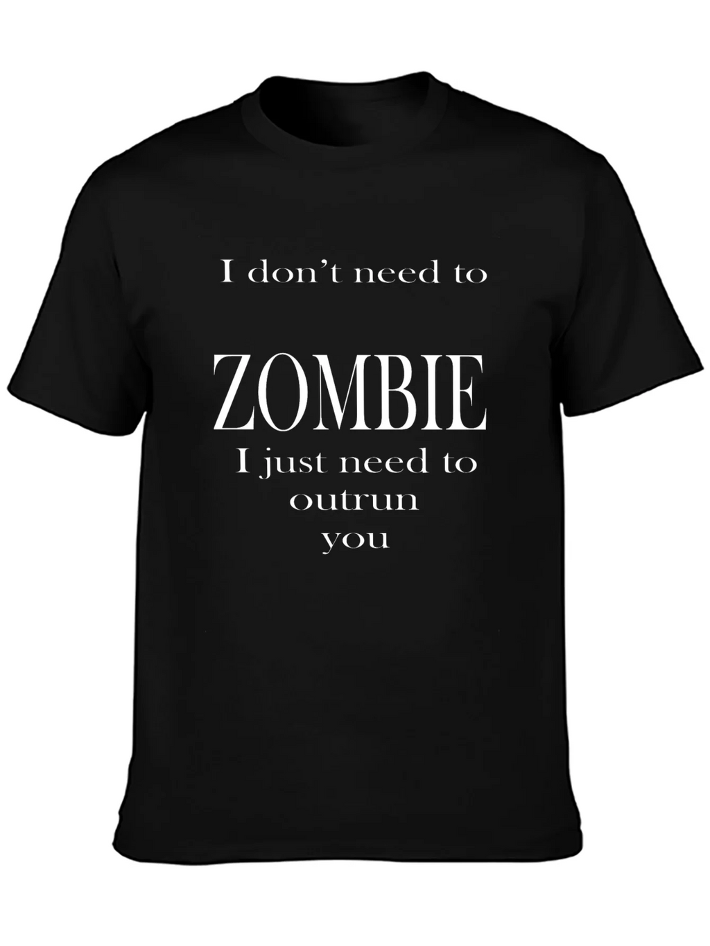 Zombie Outrun Funny T-Shirt product image 3