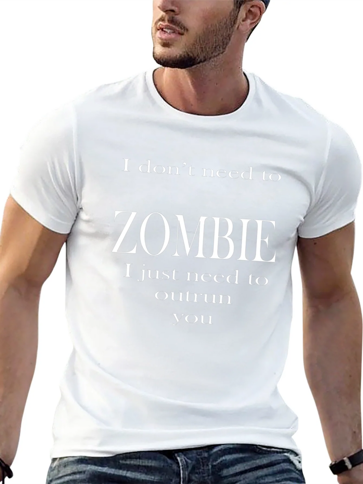 Zombie Outrun Funny T-Shirt product image 12